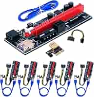 VER009S Plus PCI-E PCI Express 1X~16X 6個 Amazon.co.jp: VER009S PCI-E ライザーカード PCIe 1x から 16x